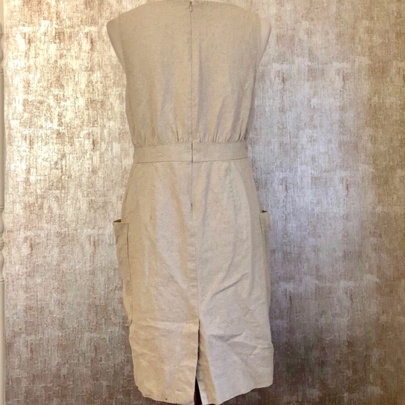 Anthropologie MAEVE Flaxen Shimmer Linen Dress - Picture 5 of 6